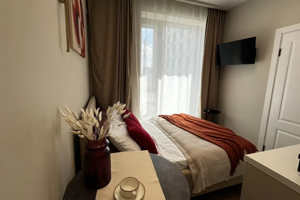 Уютная студия на 12 этаже в ЖК Nice Loft