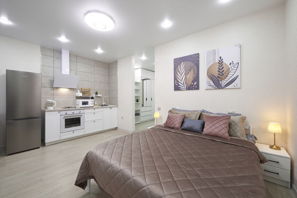 Квартира-студия, 32 кв.м., 2 кровати