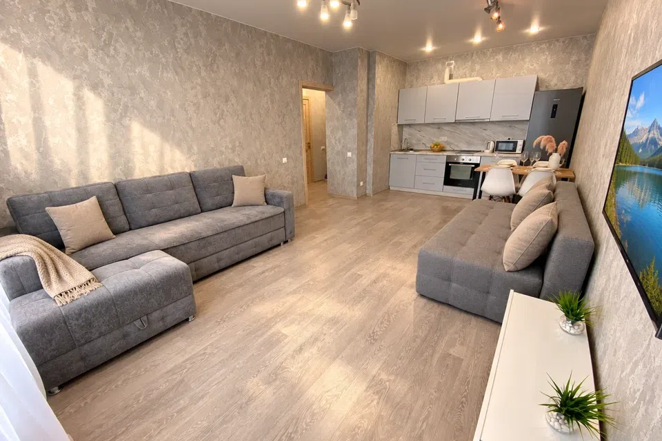 2-к. квартира, 46 м2, 3 кровати