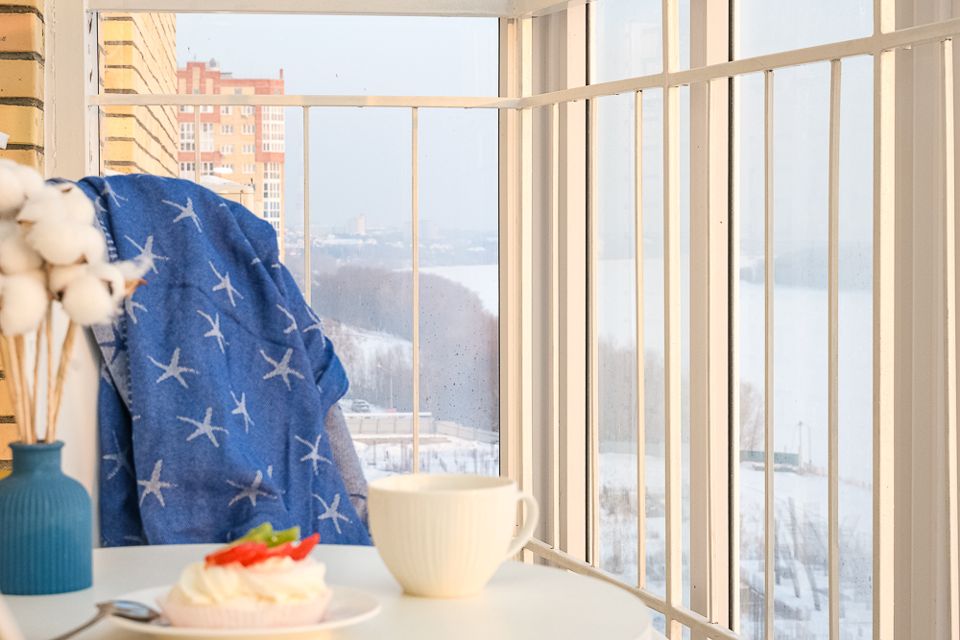 Уютная квартира с панорамным видом на реку Иртыш