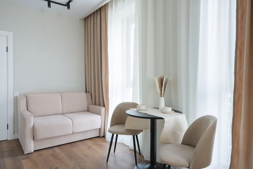 Стильная студия на 7 этаже в ЖК Nice Loft