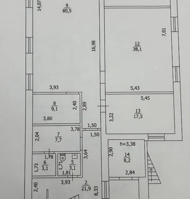 Сдаётся помещение своб. назначения, 800 м²
