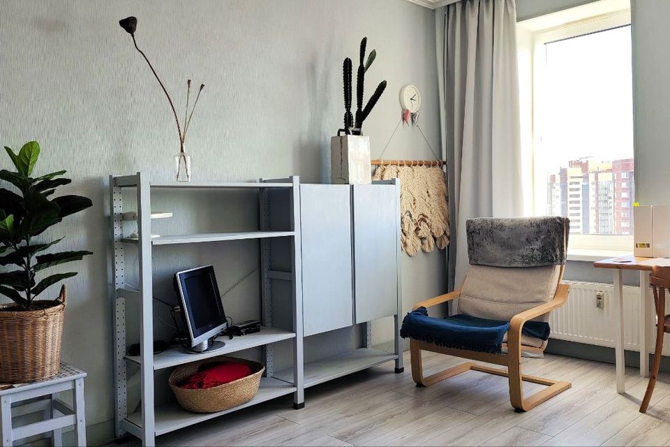 Сдаётся 1-комнатная квартира, 37 м²