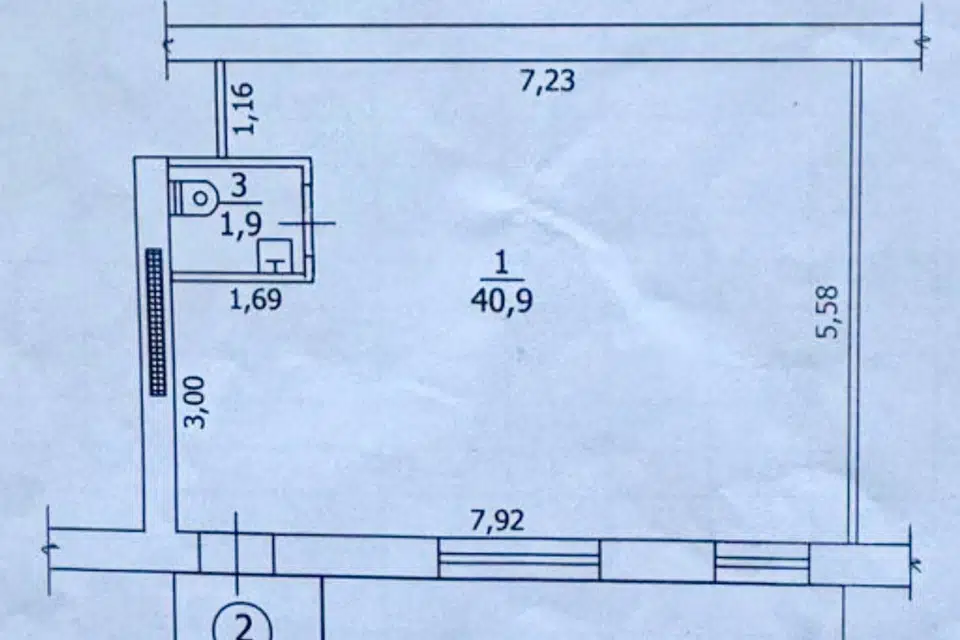 Сдаётся торговое помещение, 42.8 м²