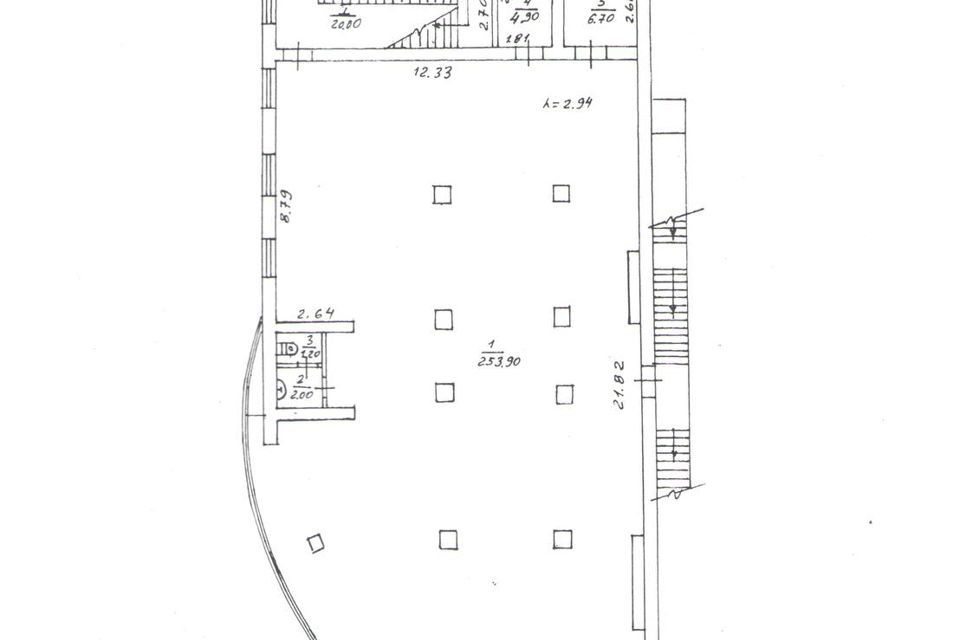 Сдаётся помещение своб. назначения, 268 м²