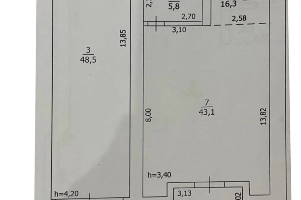 Сдаётся помещение своб. назначения, 650 м²