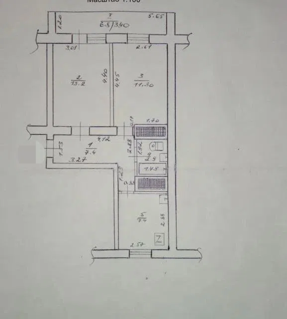 Сдаётся 2-комнатная квартира, 49 м²