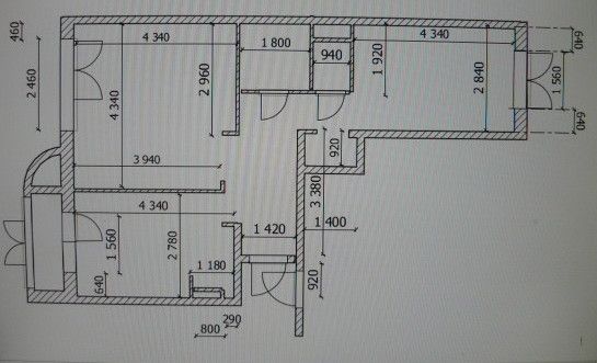 Сдаётся 2-комнатная квартира, 55.5 м²