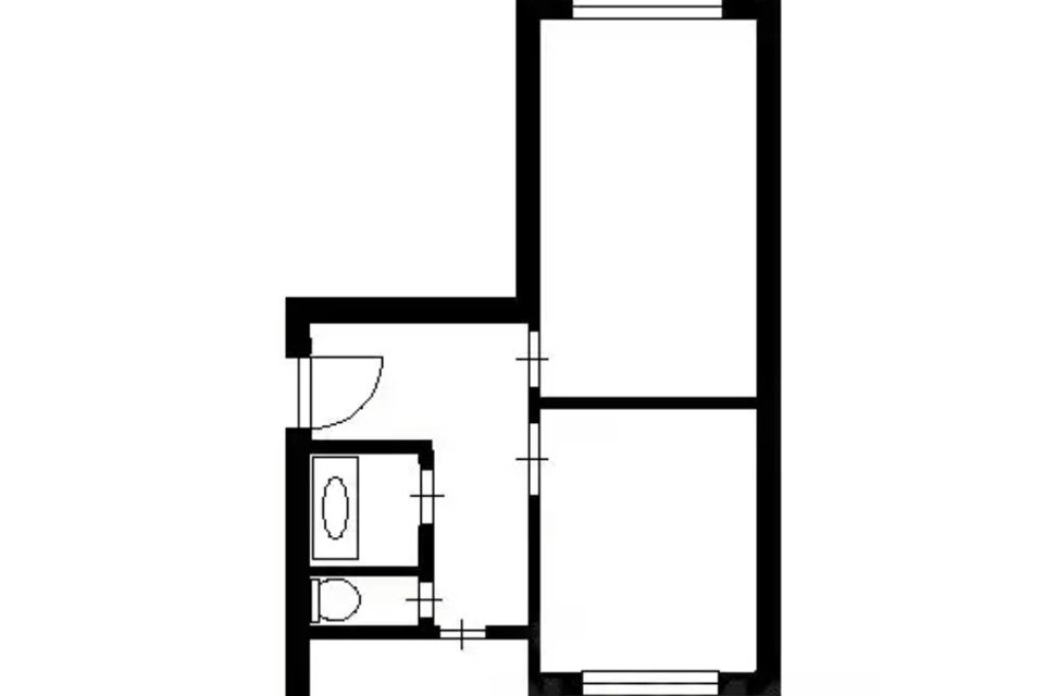 Сдаётся 2-комнатная квартира, 58 м²