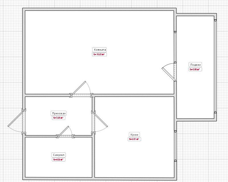 Сдаётся 1-комнатная квартира, 37.7 м²