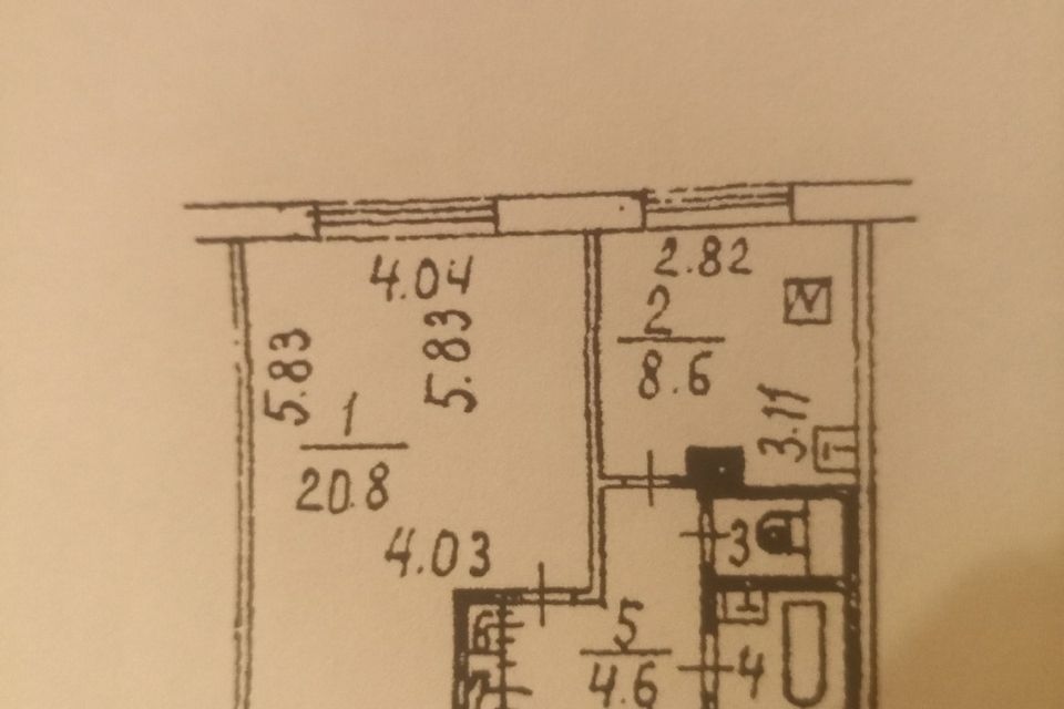 Сдаётся 1-комнатная квартира, 38.7 м²