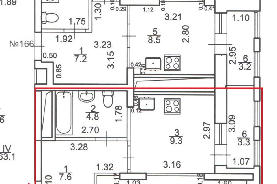 Сдаётся 1-комнатная квартира, 41.1 м²