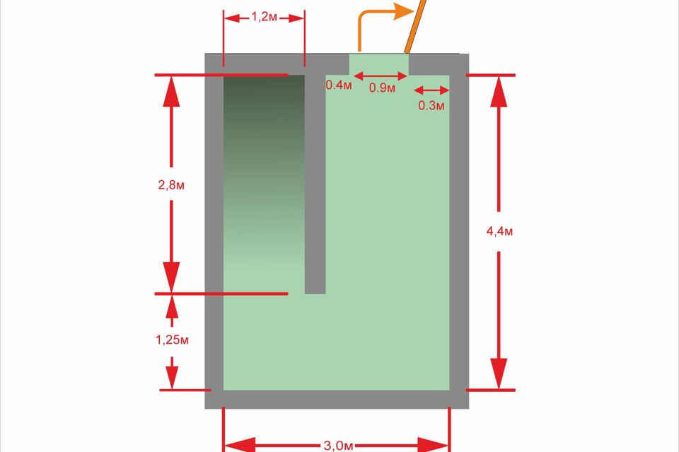 Сдаётся гараж, 10.8 м²