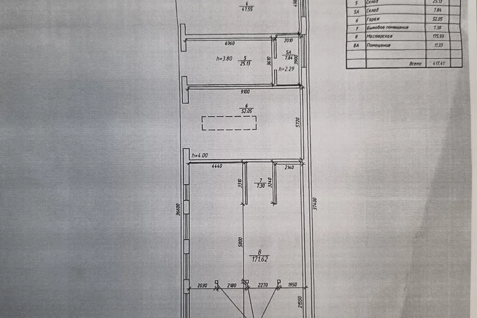 Сдаётся склад, 417 м²