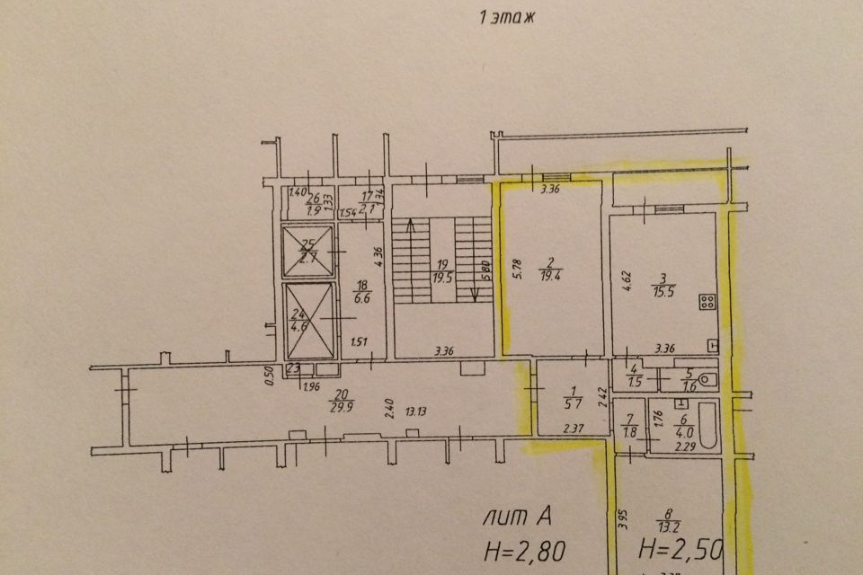 Сдаётся 2-комнатная квартира, 66 м²