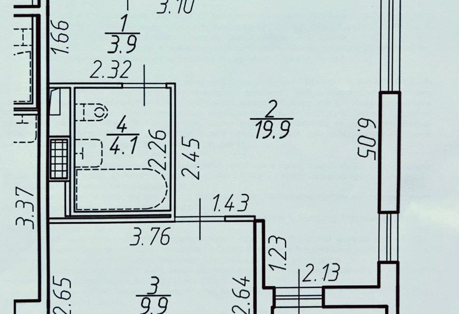 Сдаётся 1-комнатная квартира, 37.8 м²