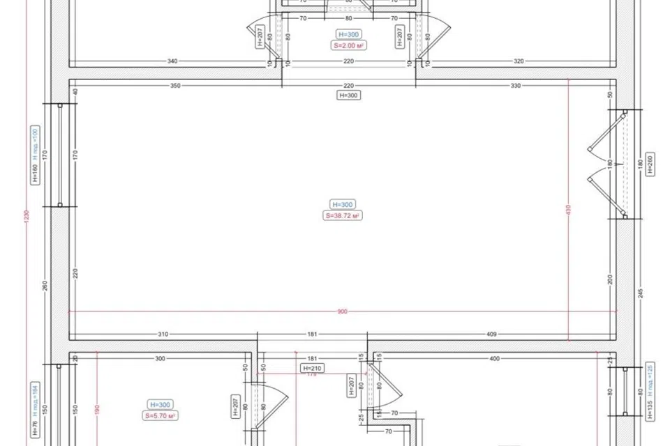 Проект дома Кругвилл Дабл-Руф 1-100 У28 из материала Газобетонные блоки площадью
98,3 м²,
3 спальни,
1 этаж