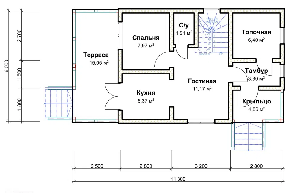 Проект дома ДК 148 из материала Каркасный дом площадью
       102,83 м²,
       3 спальни,
       2 этажа