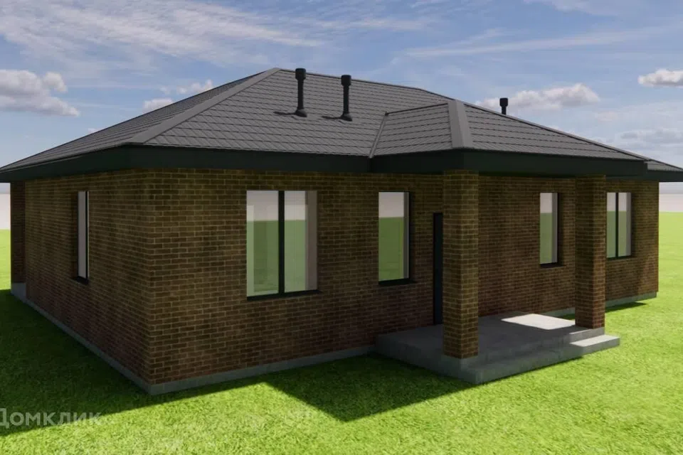 Проект дома Brick -3 из материала Кирпич площадью
       103,45 м²,
       3 спальни,
       1 этаж