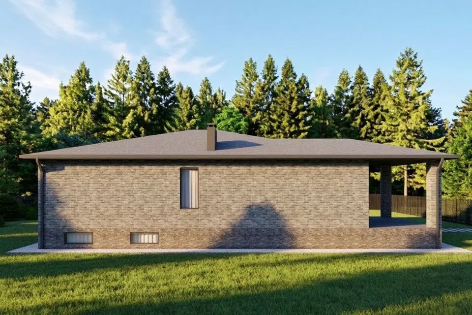 Проект дома Семейный -1 из материала Кирпич площадью
240 м²,
3 спальни,
1 этаж