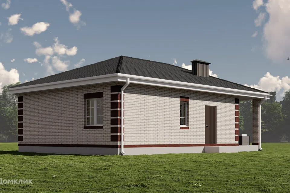 Проект дома С-10/2026 из материала Кирпич площадью 
       85,09 м²,
       3 спальни,
       1 этаж