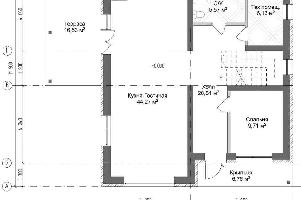 Проект дома О-1-24 из материала Газосиликатные блоки площадью
       166 м²,
       5 спален,
       2 этажа