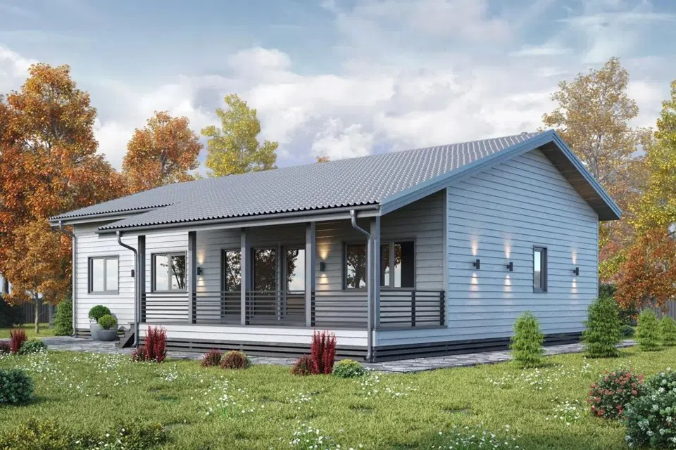 Проект дома А-20 из материала Каркасный дом площадью
       162,4 м²,
       3 спальни,
       1 этаж