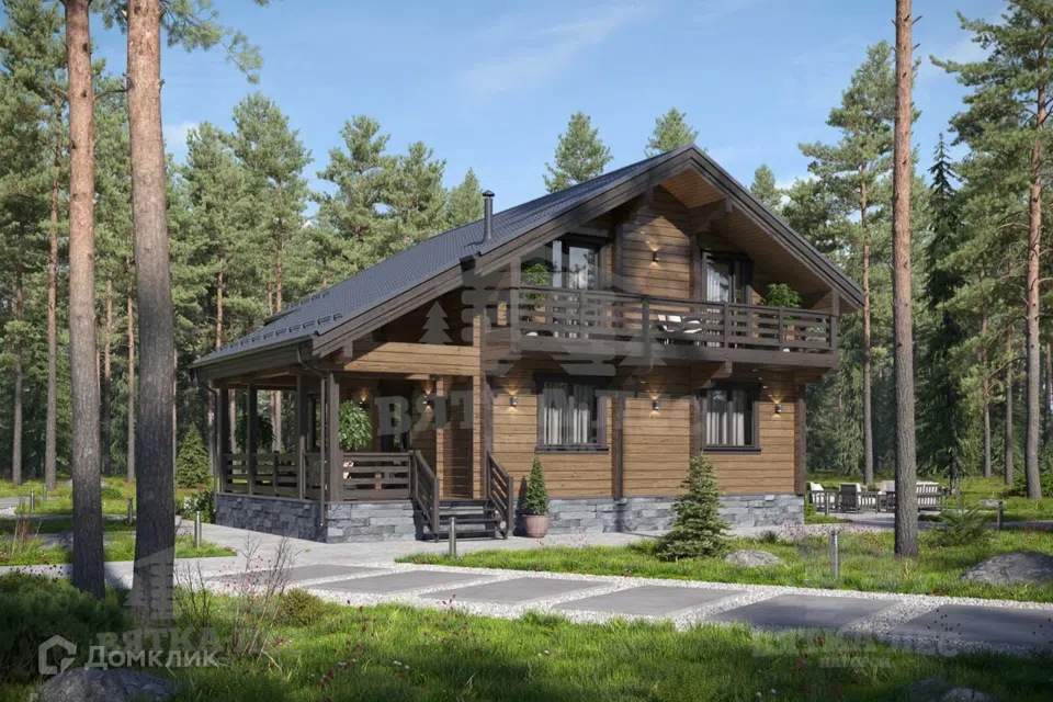 Проект дома Курбатово из материала Клееный брус площадью
       160 м²,
       4 спальни,
       2 этажа