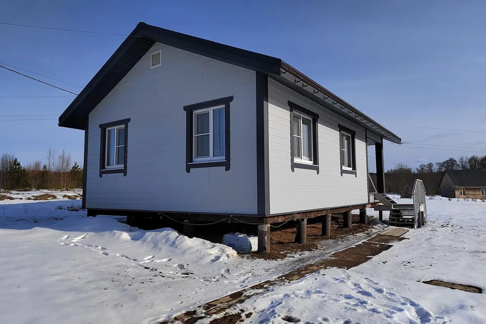 Проект дома ДК 144 из материала Каркасный дом площадью
       65,79 м²,
       2 спальни,
       1 этаж