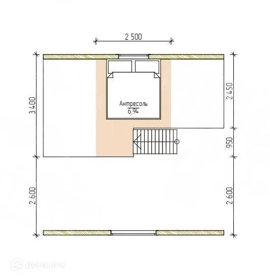 Проект дома Каркасный дом А-FRAME из материала Каркасный дом площадью
36 м²,
1 спальня,
2 этажа
