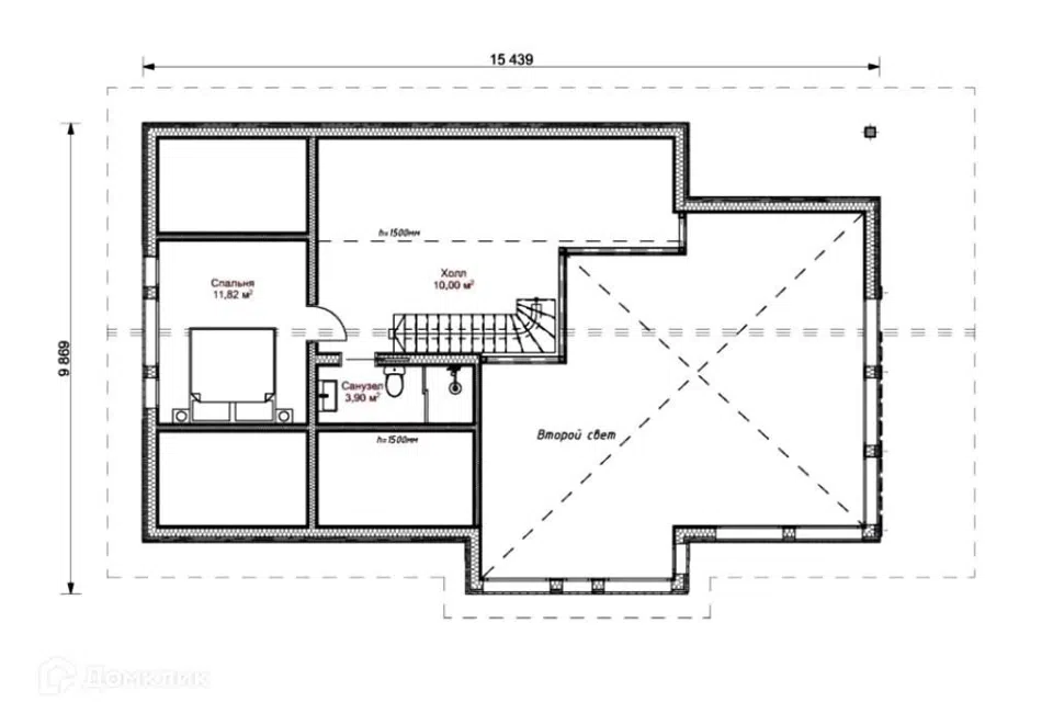 Проект дома Каркасный дом FIN КП-04 из материала Каркасный дом площадью
180 м²,
4 спальни,
2 этажа