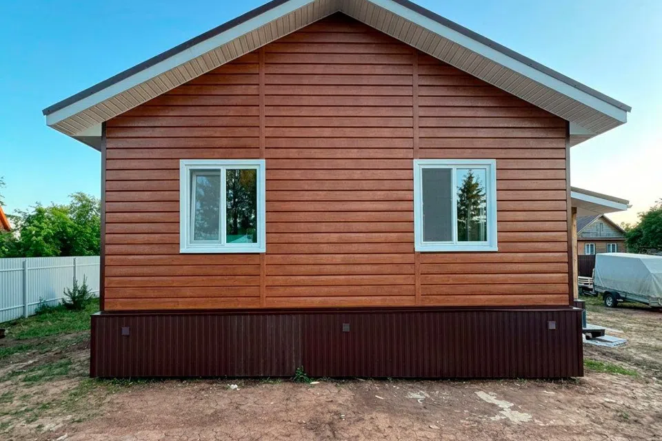 Проект дома Дом из СИП панелей 65 м² (1057-ЭП) из материала SIP-панели площадью
65 м²,
2 спальни,
1 этаж
