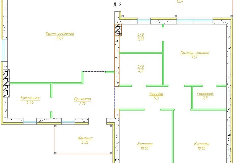 Проект дома Хай тек 108 из материала Кирпич площадью 
       108 м²,
       3 спальни,
       1 этаж