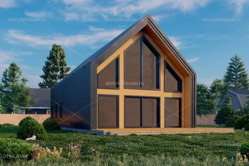 Проект дома Каркасный дом BARN 5.0 из материала Каркасный дом площадью
190 м²,
2 спальни,
2 этажа