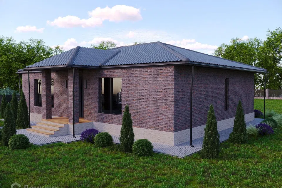 Проект дома Черепаха из материала Кирпич площадью
       140 м²,
       3 спальни,
       1 этаж
