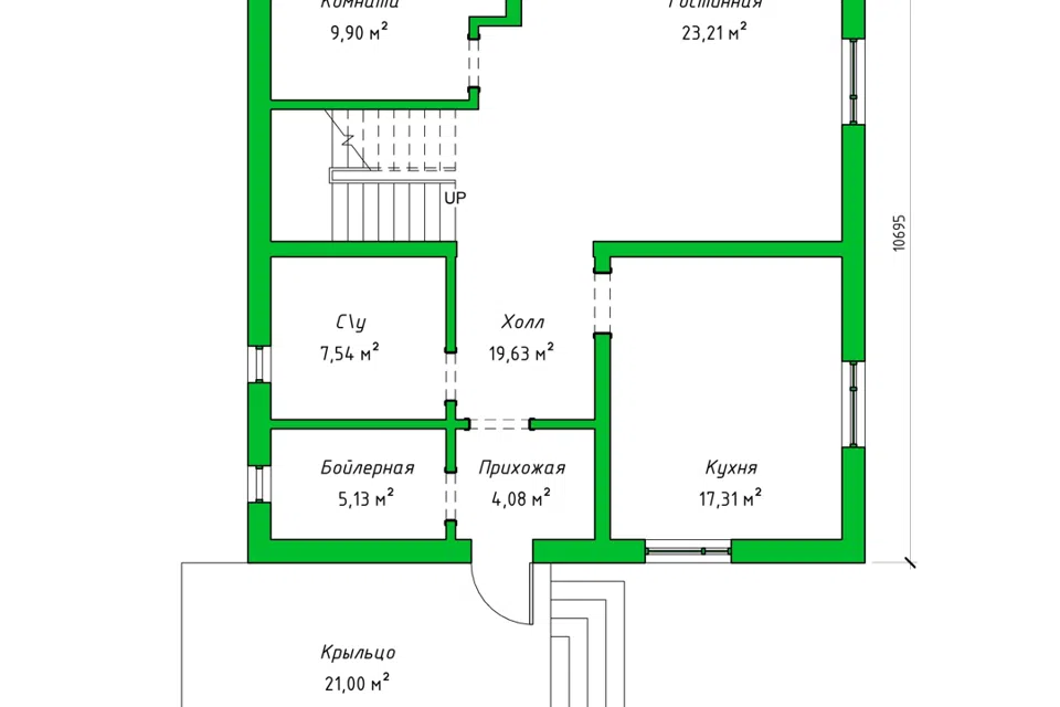 Проект дома 15-20 из материала Газобетонные блоки площадью 
       181 м²,
       4 спальни,
       2 этажа