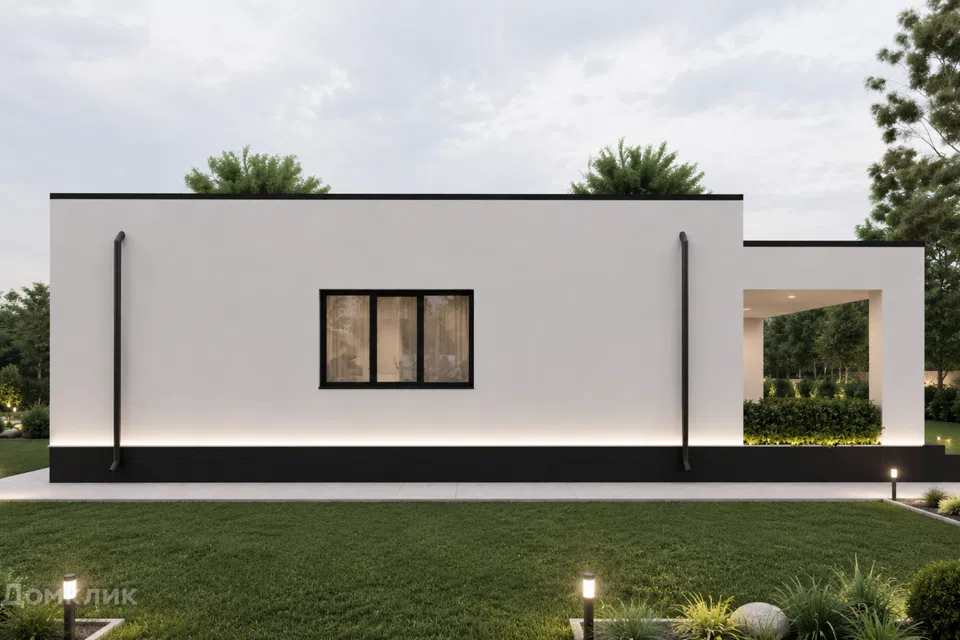Проект дома А13 из материала Кирпич площадью 
       125,61 м²,
       2 спальни,
       1 этаж