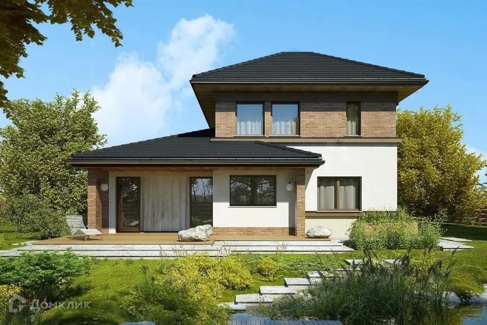 Проект дома Ван Гог из материала Каркасный дом площадью
161,58 м²,
4 спальни,
2 этажа