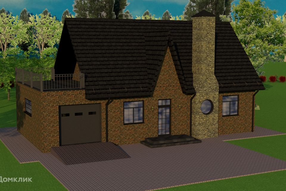 Проект дома «Дом в английском стиле» компании ООО «КВАДРАТ» из