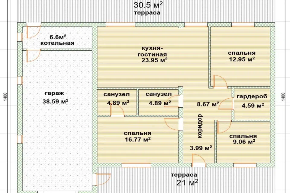 Проект дома Дом № 24 из материала Полистиролбетон площадью 
       186,5 м²,
       3 спальни,
       1 этаж