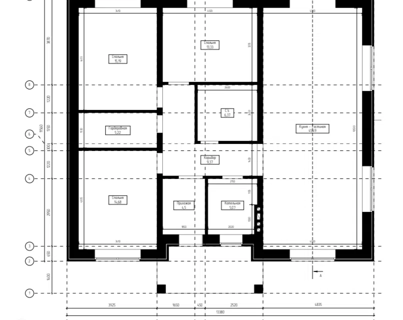 Проект дома ЭП-23-06-2026 из материала Газобетонные блоки площадью
       119 м²,
       3 спальни,
       1 этаж