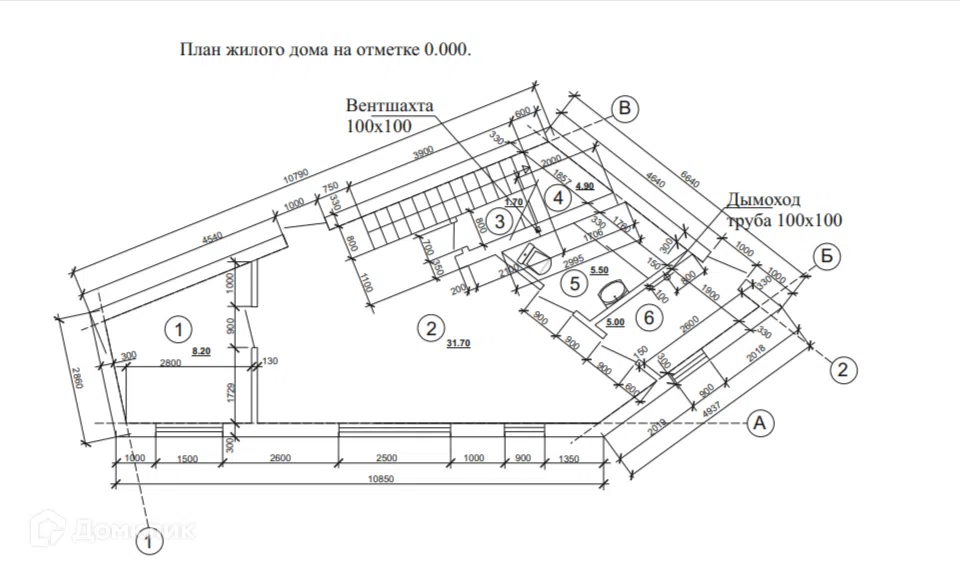 Проект дома P-H Нагорный из материала Газобетонные блоки площадью
100 м²,
4 спальни,
2 этажа