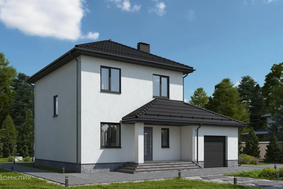 Проект дома КВ-2-150Г из материала Газобетонные блоки площадью
       150 м²,
       4 спальни,
       2 этажа