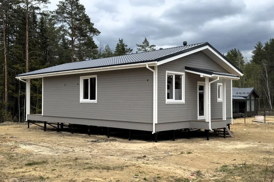 Проект дома СИП К102 из материала SIP-панели площадью
       80 м²,
       3 спальни,
       1 этаж