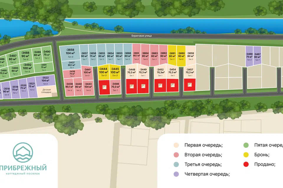 коттеджный поселок КП "ПРИБРЕЖНЫЙ"