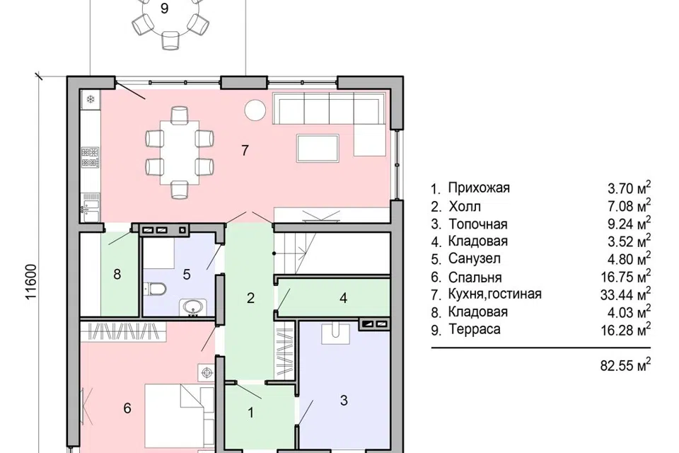 Проект дома Проект №346-1 из материала Газобетонные блоки площадью 
       166 м²,
       4 спальни,
       2 этажа