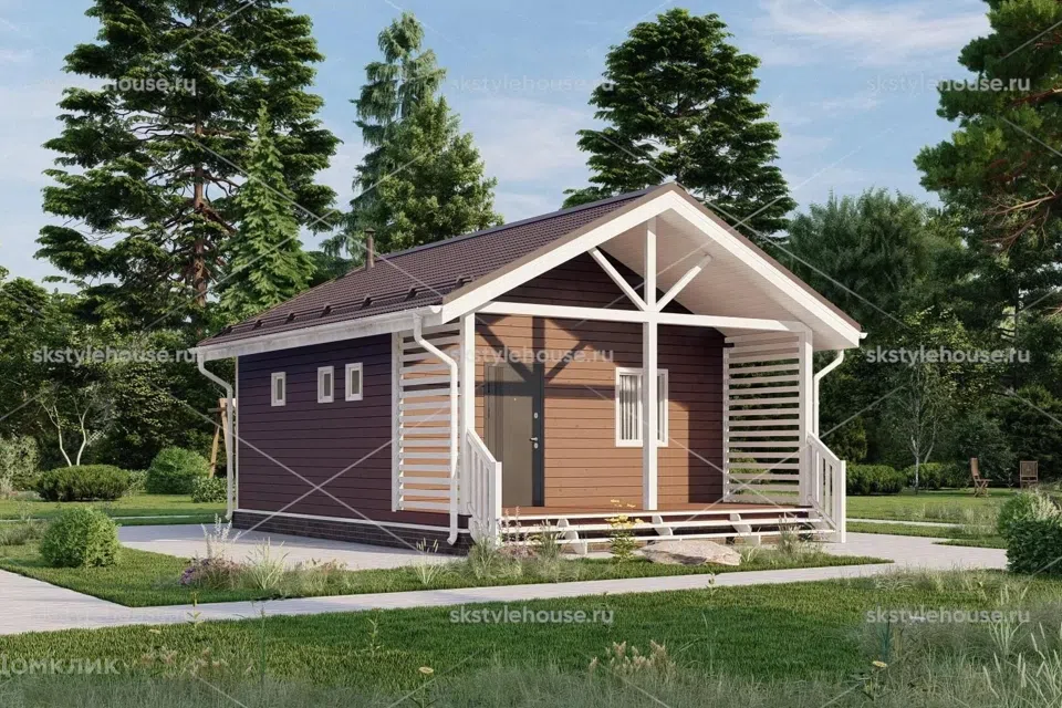 Проект дома Баня FIN SAUNA из материала Каркасный дом площадью
36 м²,
1 спальня,
1 этаж