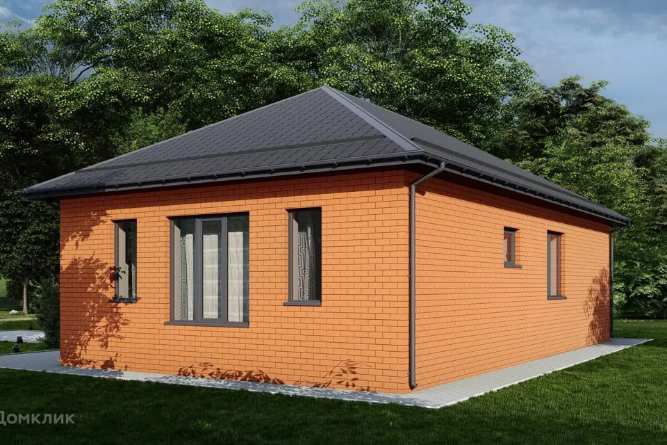 Проект дома Проект-8 из материала Кирпич площадью
       83,1 м²,
       3 спальни,
       1 этаж