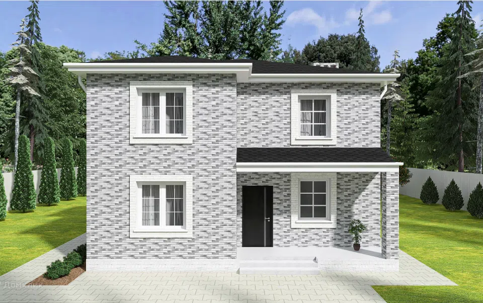 Проект дома Проект 28 из материала Кирпич площадью
184 м²,
4 спальни,
2 этажа