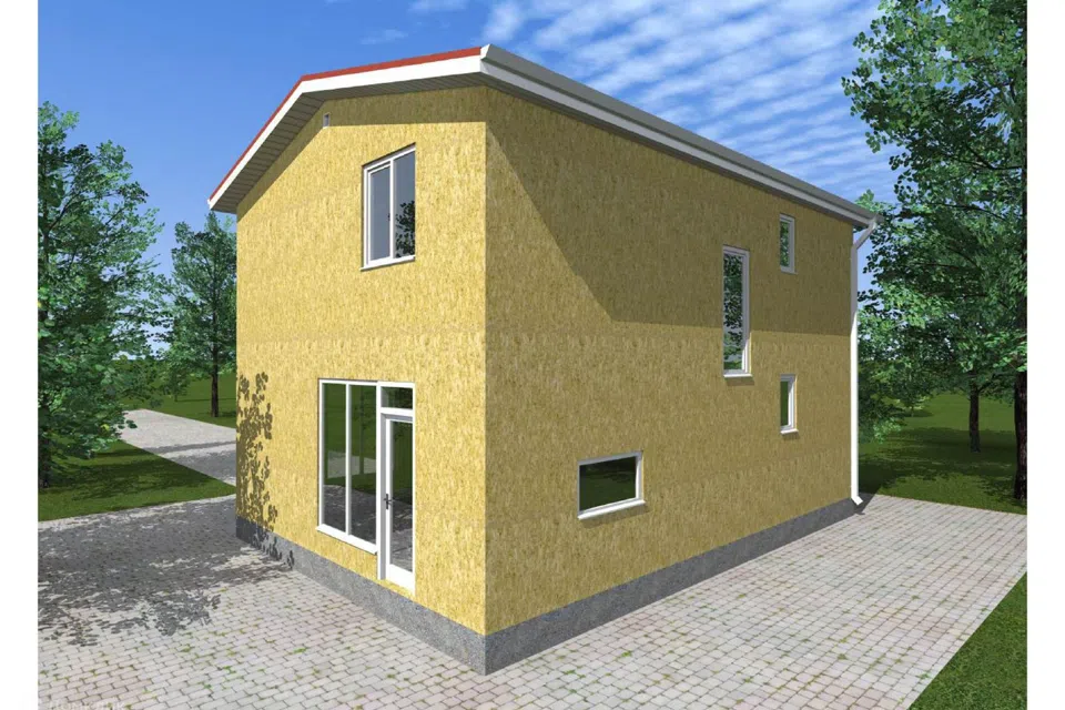 Проект дома Классика 135,8 из материала SIP-панели площадью 
       124,5 м²,
       4 спальни,
       2 этажа
